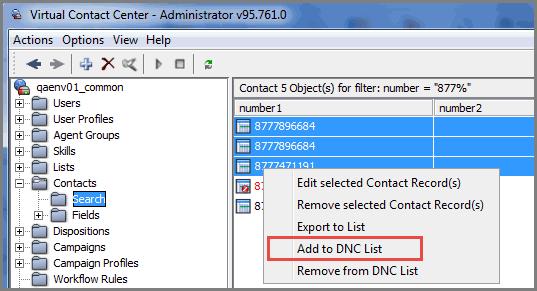 Domain Settings Managing Do Not Call (DNC) Lists Because of the large file size of many lists, Five9 limits importing lists to the hours of 11:00 PM to 6:00 AM Pacific Time.