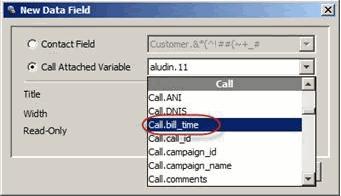 Call Variables Adding Call Variables to Campaign Profiles softphone settings, your agents will see the skill name of all