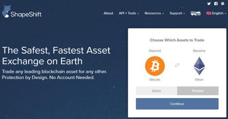 4. How to convert other cryptocurrencies into ETH If you already own some cryptocurrencies, you can use services like shapeshift.io, changelly.com or coinswitch.co. For this example we will use Shapeshift as an example.