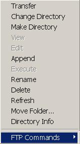 the context menu with the right-mouse key. Select the "Operation" menu item.