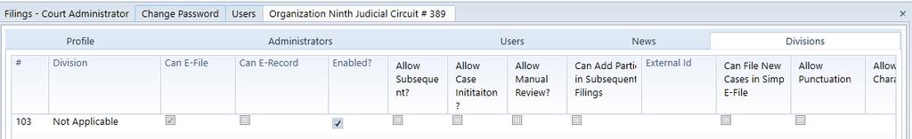 By default, a Judicial Work Queue is created for each Judicial Officer and available when they log into the Portal.