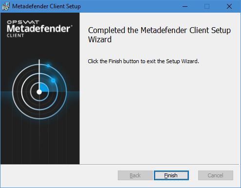 2 Installing Metadefender USB Client Using the Command Line The following command line options are available with