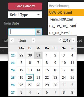 If a date value is selected read and unread documents are displayed from the selected date until