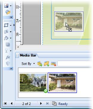 By default, images are added to a temporary album, but you can create more permanent albums from which you can retrieve