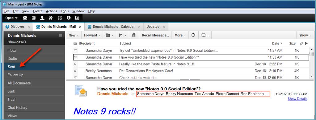 What's new in Notes 9.0 Social Edition?