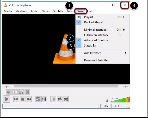 2. Click Continue Customize the VLC Application controls We are going to change some of the application