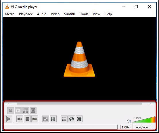 Open the VLC Media Player Application from the Desktop Double-click the VLC Media Player icon on the Win10 desktop.