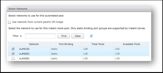 Additional Instant Clone Enhancements We have added native support in the Horizon Administrator for large Instant Clone pools greater than a single subnet mask permits.