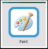 Relaunch Paint Double-click the Paint icon again to open