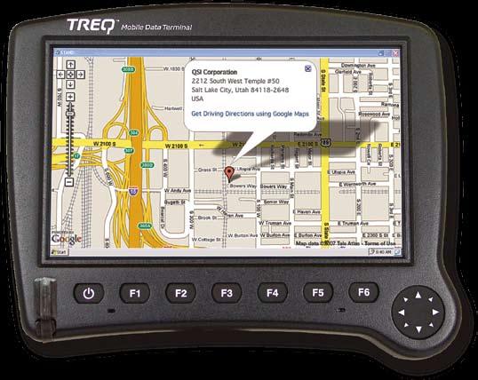 TREQ The Workhorse For Your Workforce Windows CE 5.0 mobile data terminal with bright TFT display and resistive touch screen.