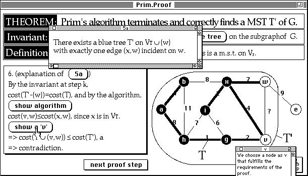 Fig. 6 step 5 in proof of Prim s algorithm