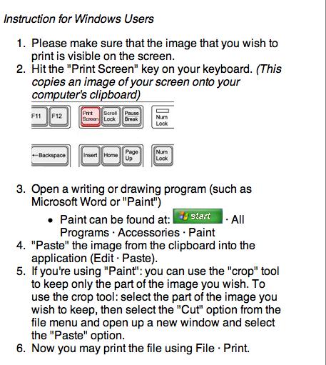 4. Preliminary: How to Screen Capture When to Screen Capture Screen capture is useful when you want to capture a picture to be pasted elsewhere.