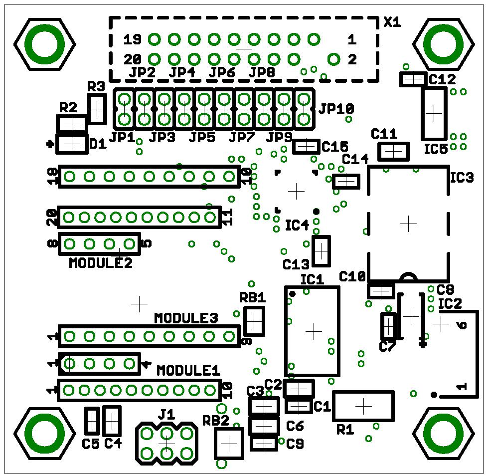 5. Board Layout Layout of CB-1 board is shown below: Expansion