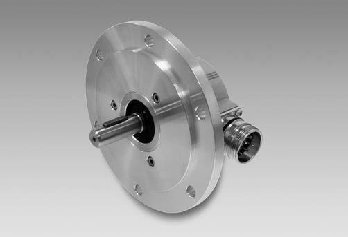 Solid shaft with EURO flange B 0 5000 pulses per revolution EIL580 - EURO flange B - OptoPulse Features Size ø58 mm Precise optical sensing Output signal level TTL or HTL EURO flange B Connection