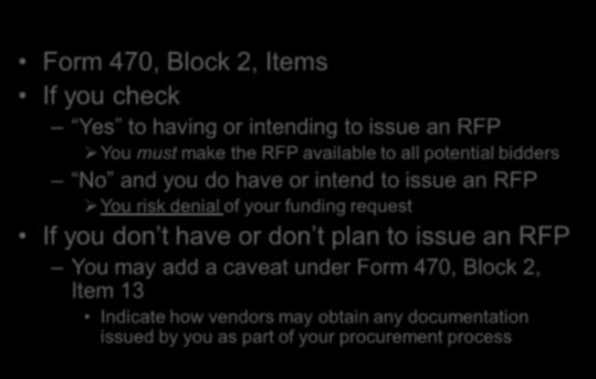 any documentation issued by you as part of your procurement process 13 Common problems (cont.