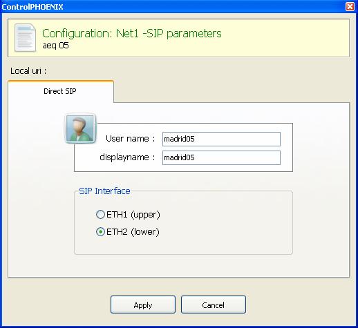 The configuration of the SIP servers list that appears available in Proxy Provider section is carried out in the window the Manage Providers button gives access to.