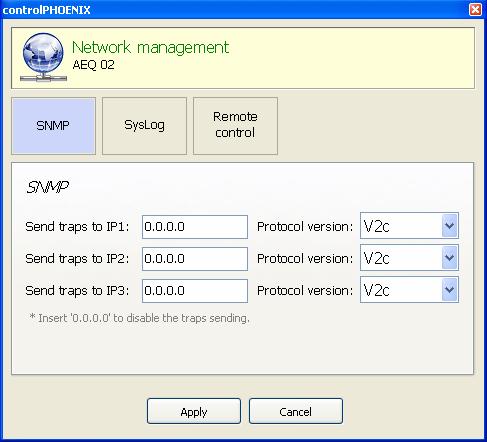 6.5. Network window.