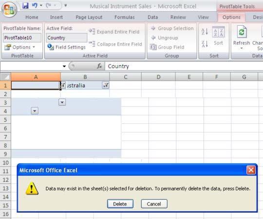 Pivot Tables CREATING REPORT FILTER PAGES If your PivotTable contains a report filter, you can create a separate PivotTable report for each item in it.