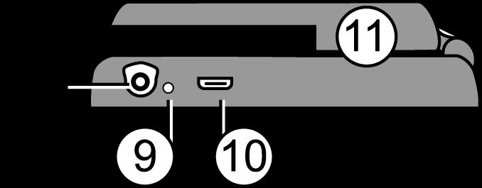 8. Power connector 9.