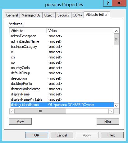 Note: If you use Windows Server 2008 instead of Server 2012, skip this step. 4. Right-click the folder saved with the user accounts or groups and select Properties.