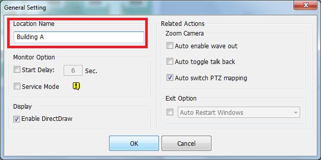 9 Useful Utilities Tip: To view the name of your GV-VMS server, select Toolbar, click Configure, select System Configure and click General Setting. 3. To create another client, repeat the steps above.