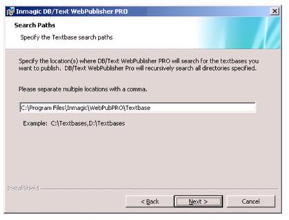 Note: You must give the account used by WebPublisher PRO Full Control access to any folder in which a textbase you want to modify using WebPublisher PRO is located.