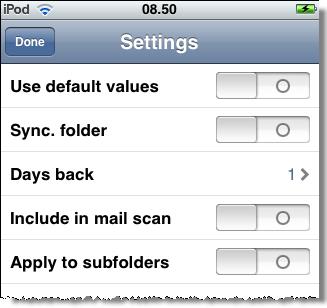 Therefore you cannot select the parent folder here, but you can select the subfolder. Setting folder options In the folders settings (see Folder sync.