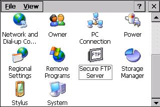 Overview QuickPanel View/Control Software All configuration of the FTP server is accomplished with the Secure FTP Server control panel applet. By default, the server is not enabled.