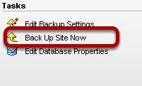 Step 3: Start the Backup Click the Back Up