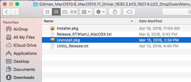 How to uninstall Edimax wireless software Fig.