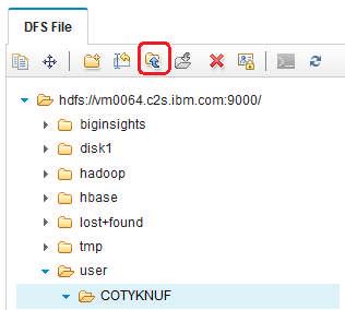Figure 3 Upload icon Step 8 Click Browse and select the file \BlueMixLabs\LabE\blogs-data.