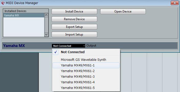 Setting up the MX Voice List makes operation smoother, easier and more convenient when creating song data with multiple Voices of the instrument.