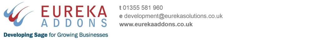 Installing & Licensing Eureka Addons Please Note: This document assumes that you have already downloaded the installation files for the addon packs provided by Eureka Solutions Ltd.