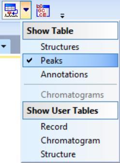 Select rectangular zoom from the toolbar to zoom into a smaller section of the chromatogram.