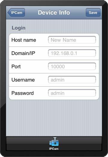 10.6.1 Connecting to GV-Video Server To connect your iphone, ipod Touch or ipad to the GV-Video Server, follow these steps: 1.