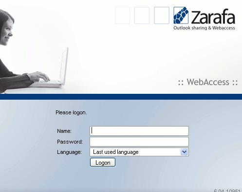 Chapter 2. Using the Zarafa WebAccess In this section we describe how to use the Zarafa WebAccess, the web-based interface of the Zarafa Collaboration Platform (ZCP).