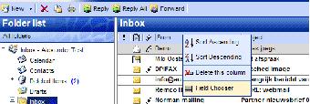 Searching Figure 2.18. Save Email as a File button 2.4.3.5. Change email view Figure 2.19.