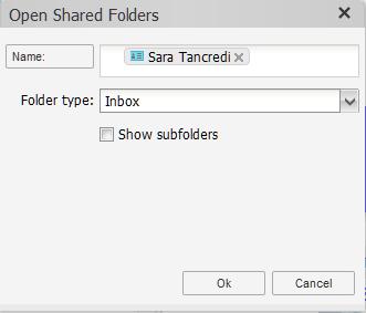 Email in WebApp Figure 3.5. Open Shared Folder From the dialog shown in Figure 3.