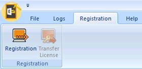 Registration Menu Registration Use this option to register the