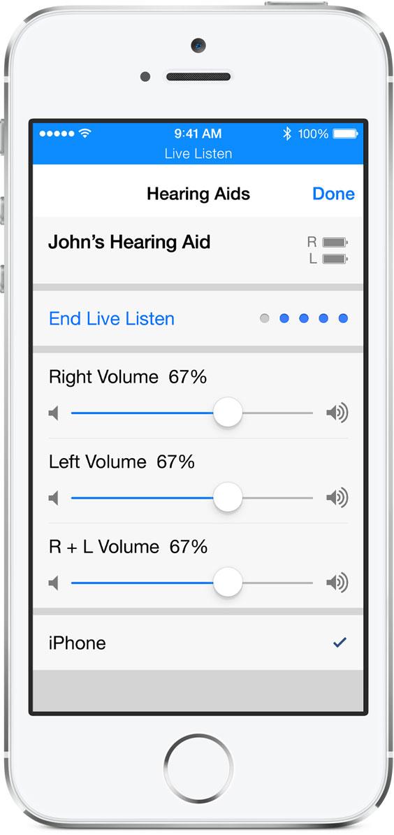 Made for iphone Hearing Aids Examples of Made For iphone Hearing Aid Manufacturers: Audibel Audigy Beltone Cochlear Microtech NuEar Resound Starkey Manage