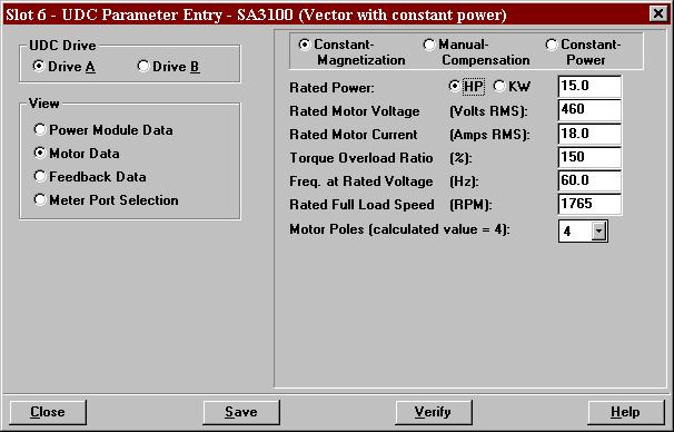 Power Module Part Number Select a part number from the list of supported Power modules (x nnn, where x is the voltage code and nnn is the horsepower rating).