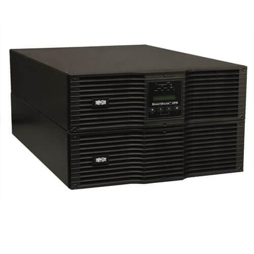 9 power factor; Extended runtime; Economy mode option 6U rack/tower configuration with hot-swappable power and battery modules; Maintenance bypass switch included USB, RS232 & EPO ports; Slot for