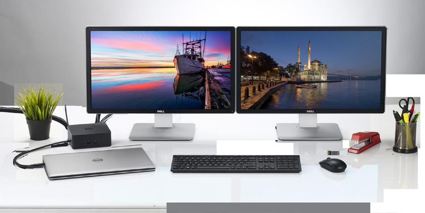 clutter-free desk solution Great for tight individual  laptops A second monitor can be
