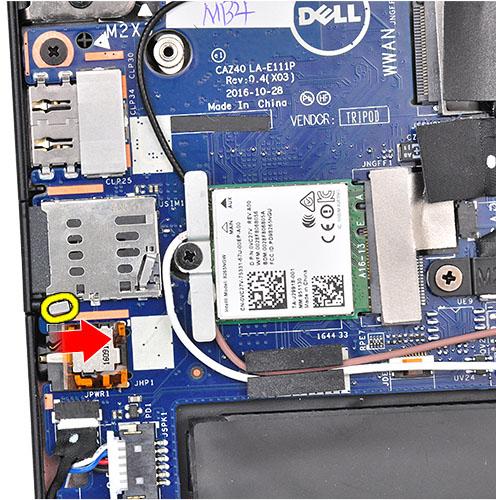 shipped with a wireless card only, a dummy SIM card tray must first be removed from the system before removing the system board. The following are the steps for removing the dummy SIM card tray.