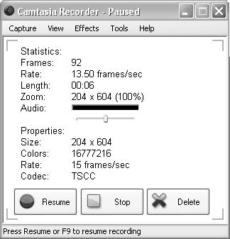 Add-Ins Tab In PowerPoint Appears to select desired size recording window and start recording (newer) Appears at start of full-screen PPT recording Appears