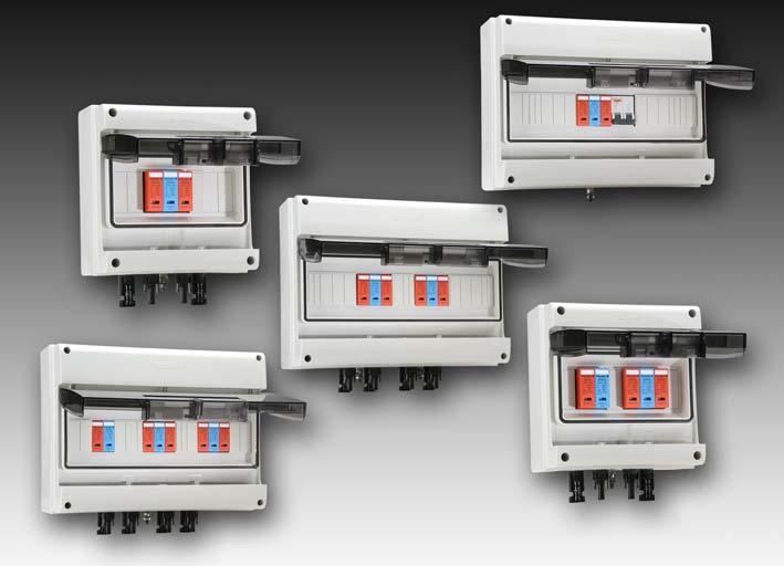 1.5 Ready-to-fit solutions To ensure on-site installation is as straightforward as possible Weidmüller offers ready-to-fit solutions to protect the DC and AC sides of inverters.