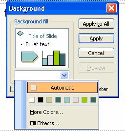 Single click on any design in the Slide Design task pane to apply it to all your slides.