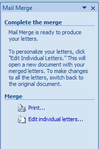 Step 5: Complete the Merge Your document is now ready to print bidder numbers on to your event ticket.