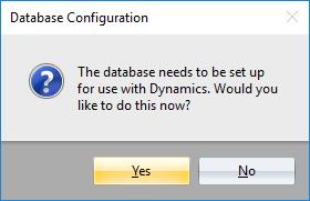 Answer Yes to initialize the database. 11) The next dialog is about Domain Restriction.