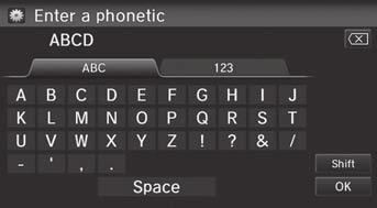 u To delete the current phonetic modification, select Delete. 6. Enter the phonetic spelling you wish to use (e.g., ABCD ) when prompted. 7. Select OK to exit.